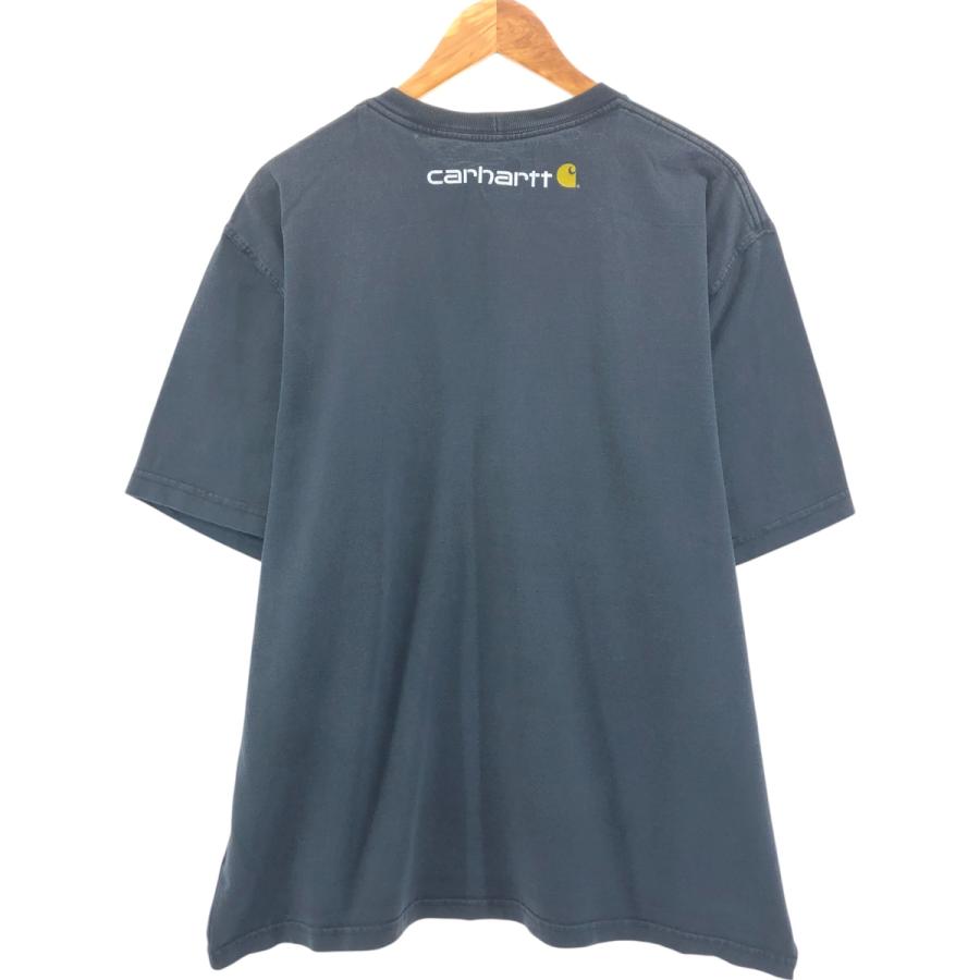 Carhartt（カーハート） 古着 半袖 ロゴTシャツ メンズXL相当
