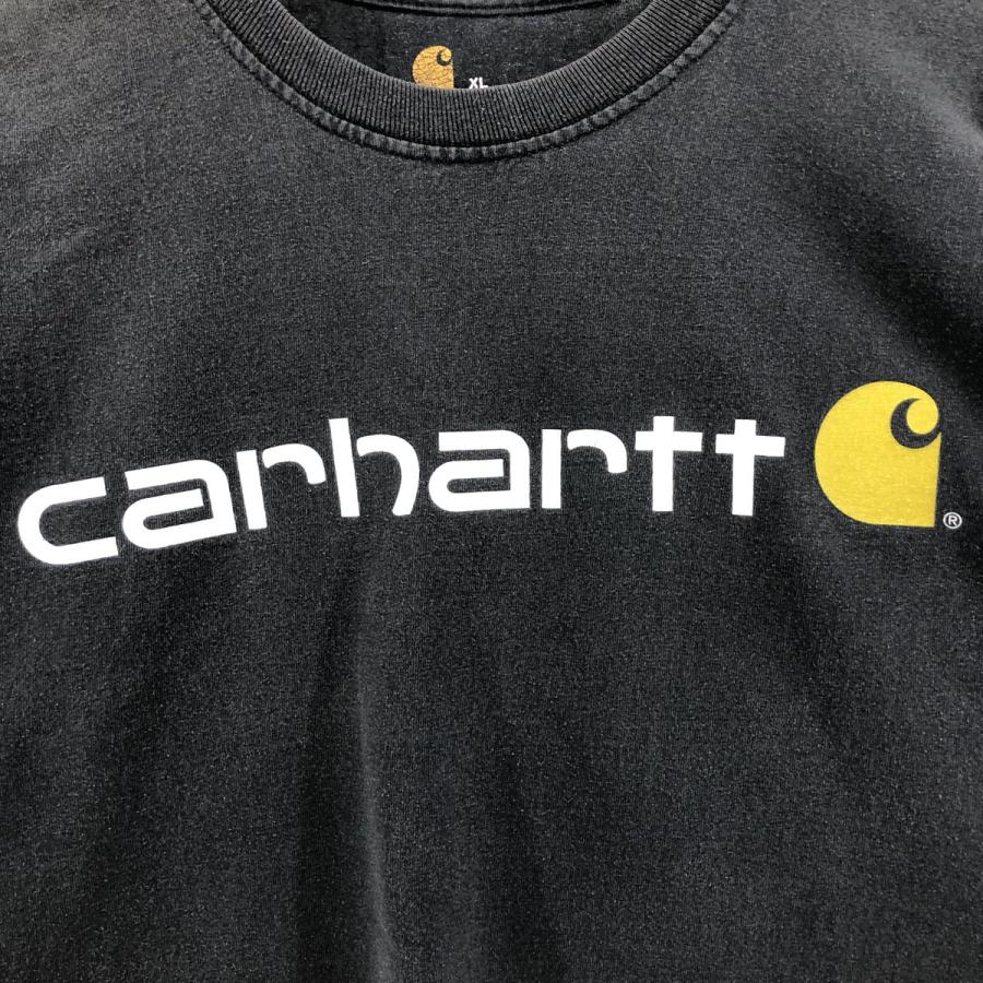Carhartt（カーハート） 古着 半袖 ロゴTシャツ メンズXL相当