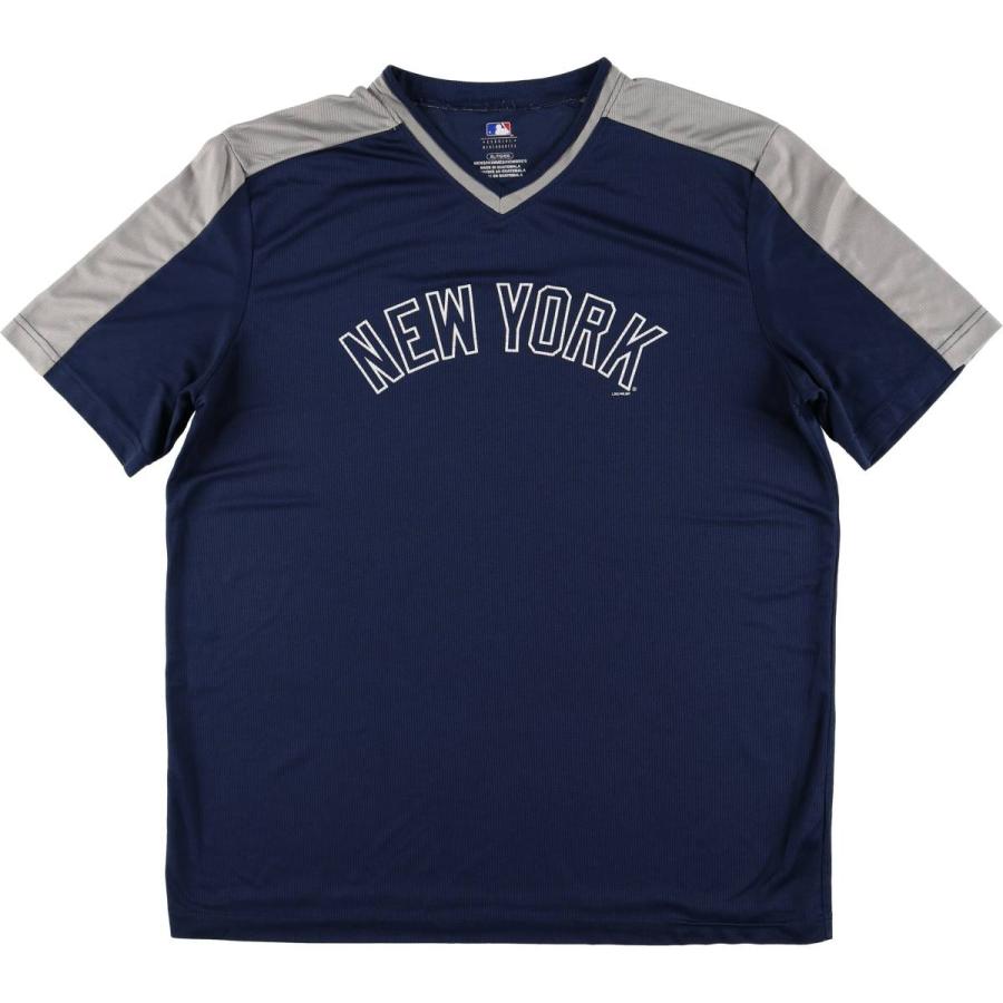 古着 MLB NEWYORK YANKEES ニューヨークヤンキース Vネック ゲーム 