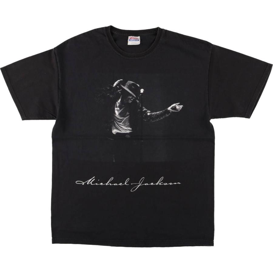 Hanes MICHAEL JACKSON マイケルジャクソン バンドTシャツ Hanes 古着 ヘインズ MICHAEL JACKSON マイケルジャクソン