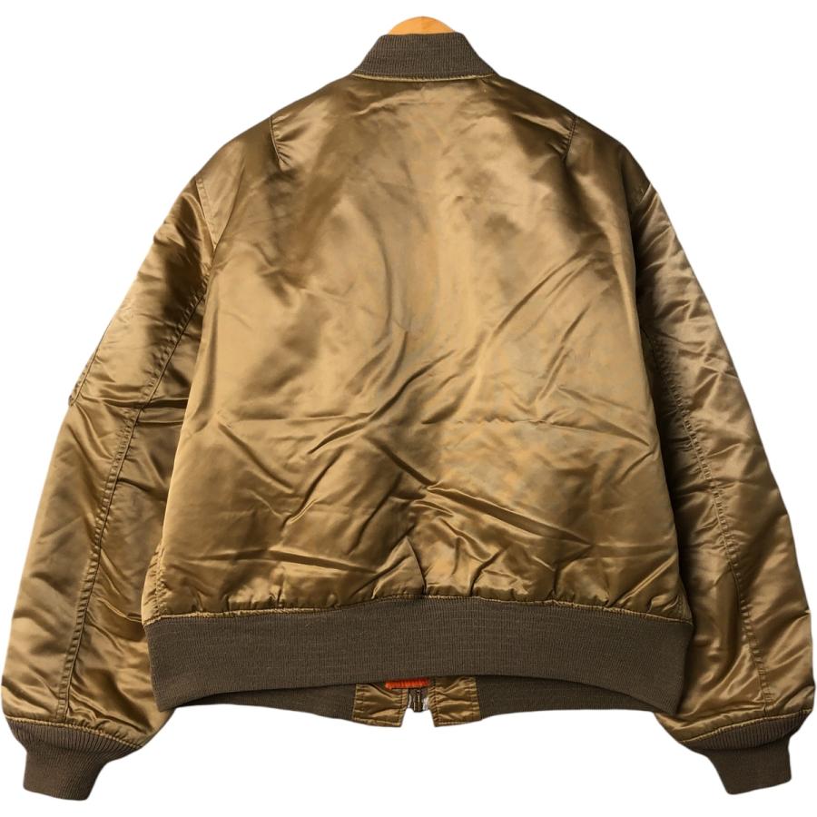 CORINTH MFG.CO(コリンス社製) MA-1 90年代アメリカ製(L) 古着 90年代 民間品 コリンス CORINTH MA-1タイプ 中綿入り ミリタリー