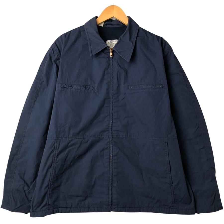 買*屋様 【87年製】米軍実物 USNAVY ユーティリティジャケット 80s 古着 80年代 米軍実品 U.S.NAVY JACKET UTILITY MAN'S BLUE ミリタリー