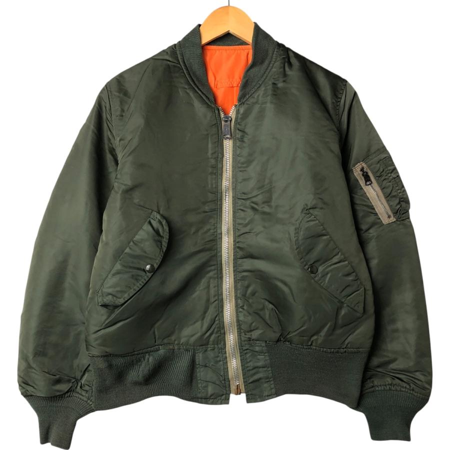 MA-1 フライトジャケット　古着 古着 民間品 MA-1タイプ 中綿入り ミリタリー フライトジャケット USA
