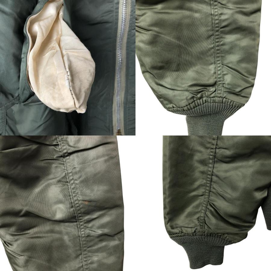 古着 民間品 MA-1タイプ 中綿入り ミリタリー フライトジャケット USA