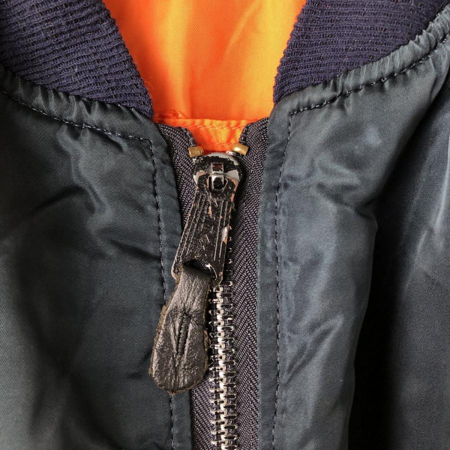 古着 90年代 民間品 アルファ ALPHA MA-1タイプ 中綿入り ミリタリー