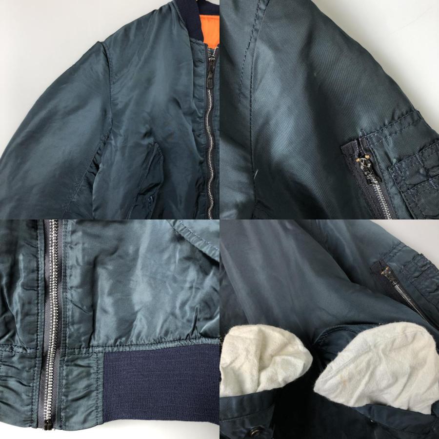 古着 90年代 民間品 アルファ ALPHA MA-1タイプ 中綿入り ミリタリー