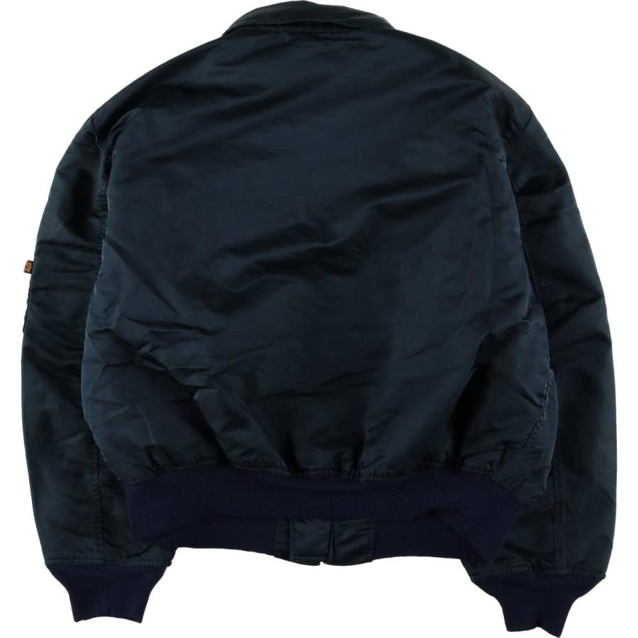 ALPHA INDUSTRIES CWU-45/pブラック 中綿入り Alpha Industries Men's CWU 45-P Flight Jacket (XS, Black) at