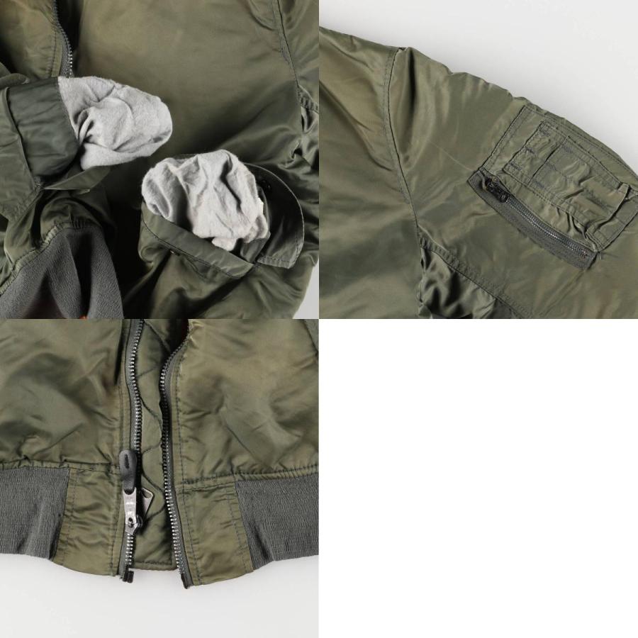 古着 90年代 民間品 アルファ ALPHA MA-1タイプ ミリタリー フライト