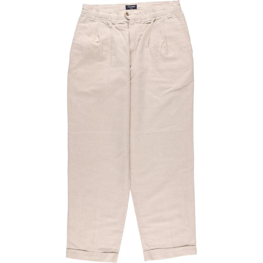 90s DOCKERSドッカーズ リネン ツータックスラックス リーバイス レア 90s DOCKERSドッカーズ リネン ツータックスラックス リーバイス