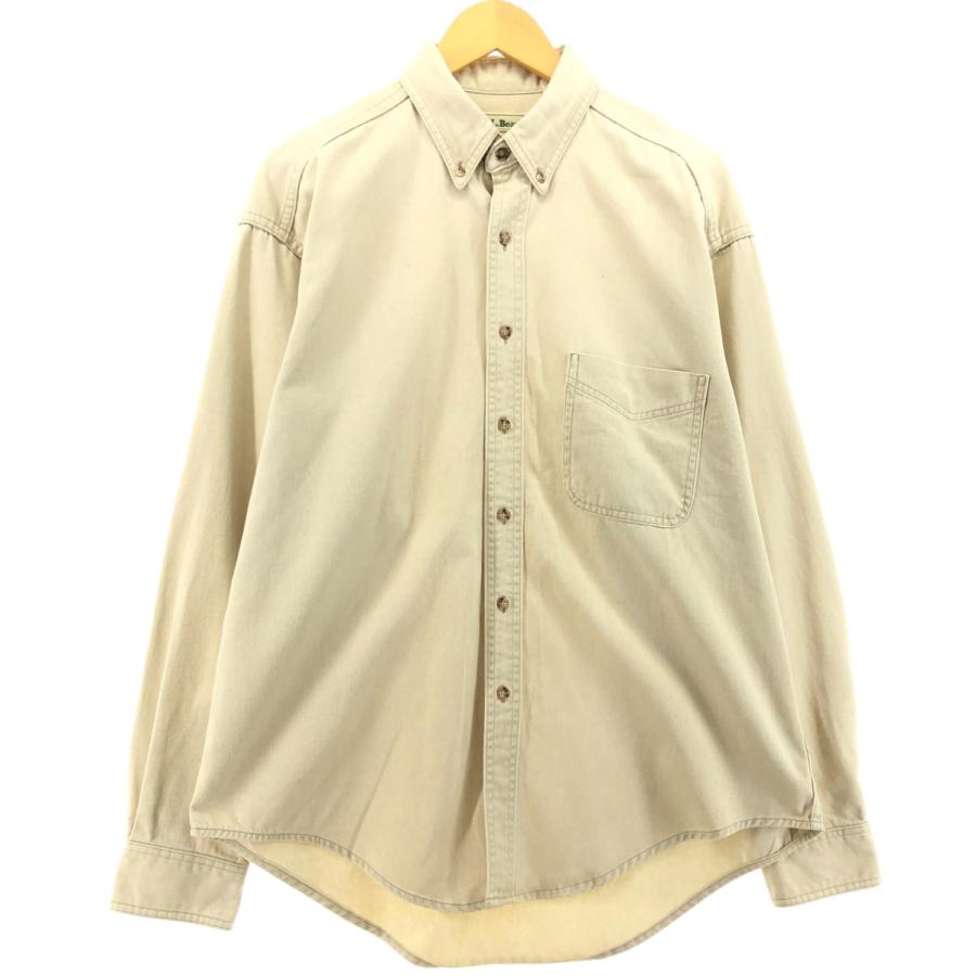 L.L.Bean（エルエルビーン） 古着 80~90年代 長袖 ボタンダウンシャツ