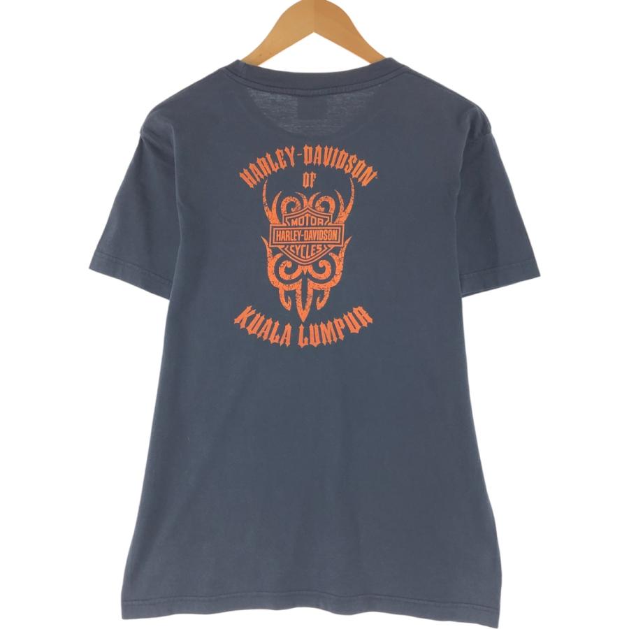 ハーレーダビッドソン 古着 Tシャツ USA製 COX’S ダークカーキ L 楽天市場】90s USA製 人気 黒 □ ハーレー ダビットソン 両面