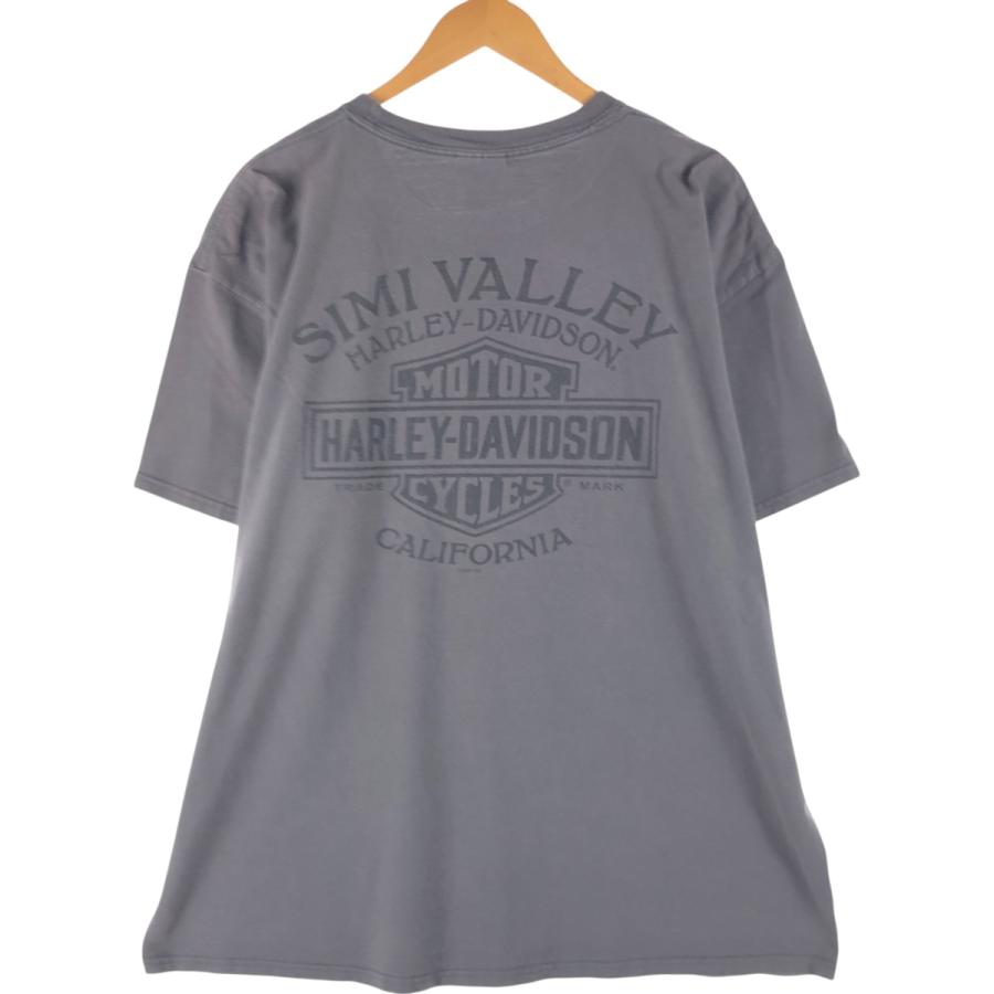 Harley-Davidson 00s　2005 ハーレー Hanes製 古着 00年代 ハーレーダビッドソン Harley-Davidson Hanes