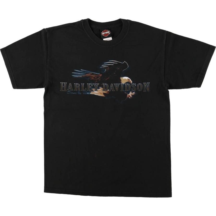 古着 00年代 ハーレーダビッドソン Harley-Davidson 鷲柄 イーグル柄  