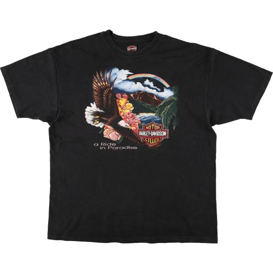 古着 90年代 ハーレーダビッドソン Harley-Davidson 鷲柄 イーグル柄