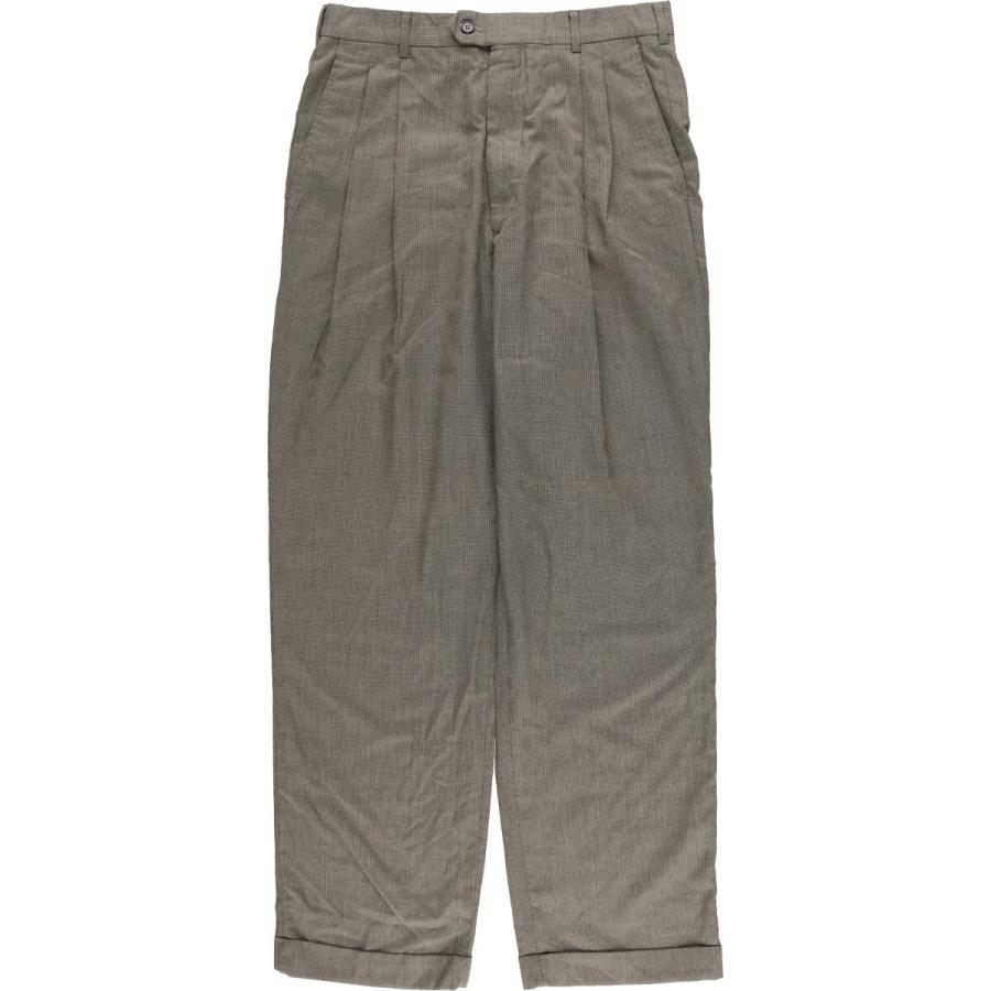 Ralph Lauren CHAPS ヘリンボーン ツータック スラックスパンツ 古着 90年代 ラルフローレン Ralph Lauren CHAPS チャップス