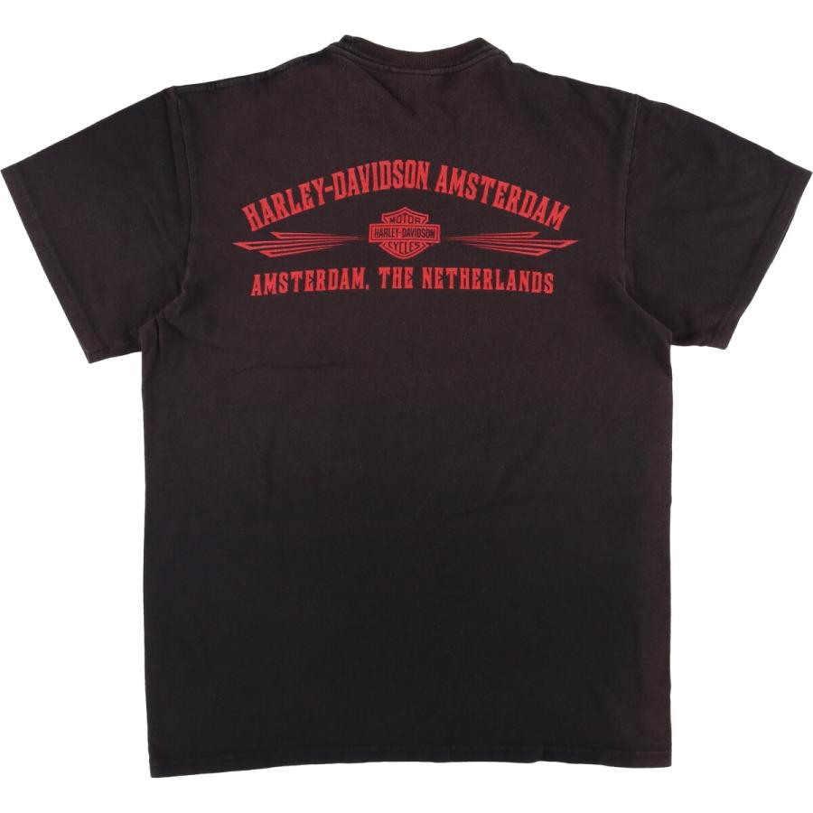 Harley-Davidson ハーレーダビッドソン Tシャツ L相当 古着 ハーレーダビッドソン Harley-Davidson モーターサイクル バイクT