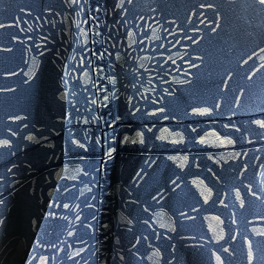 古着 ラルフローレン POLO by Ralph Lauren 総柄 オープンカラー  