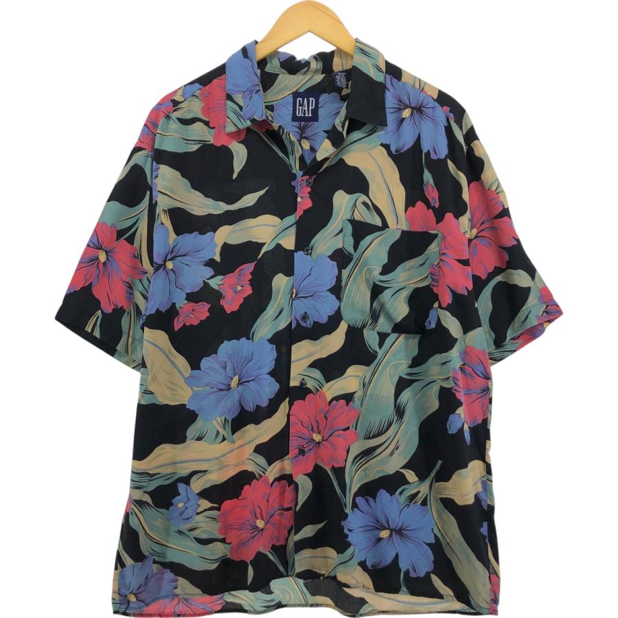 【超希少】 90's OLD GAP アロハシャツ 開襟シャツ レーヨン 楽天市場】90s □ OLD GAP ループ留め オープンカラー レーヨン