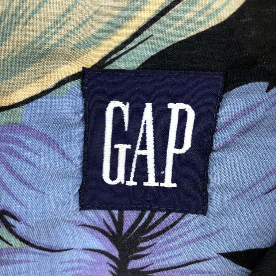 GAP（ギャップ） 古着 90年代 オールドギャップ 総柄 オープンカラー