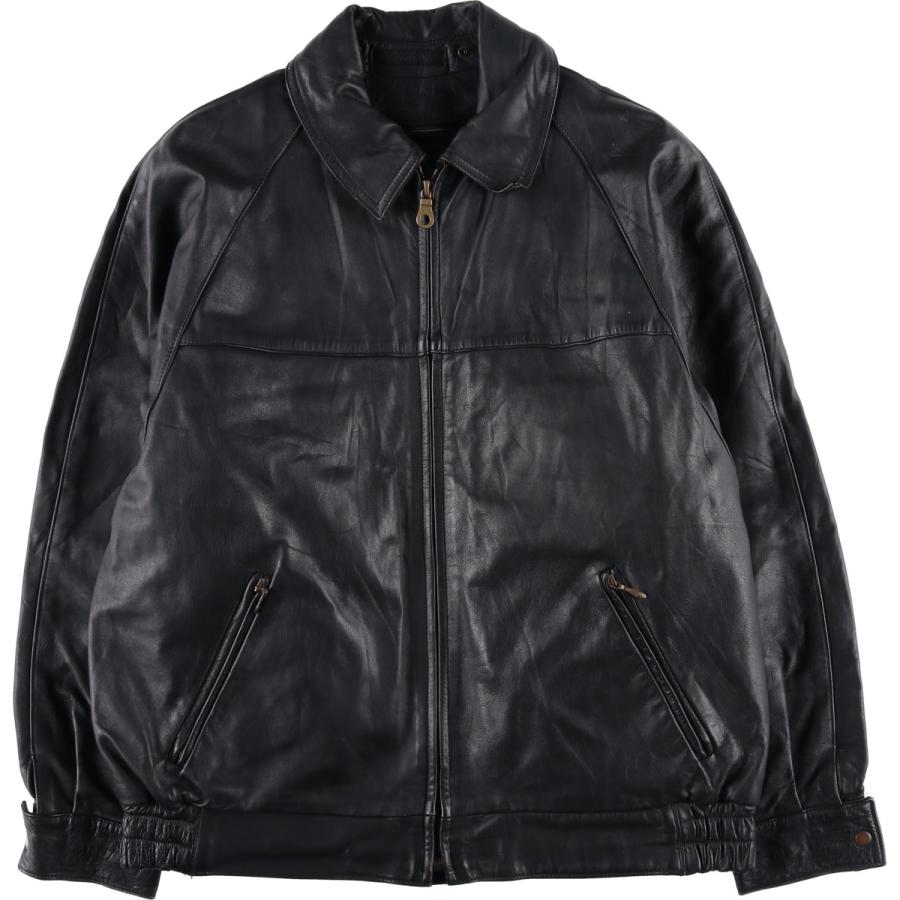 古着 スイングトップタイプ レザーブルゾン メンズXL相当 /eaa566332