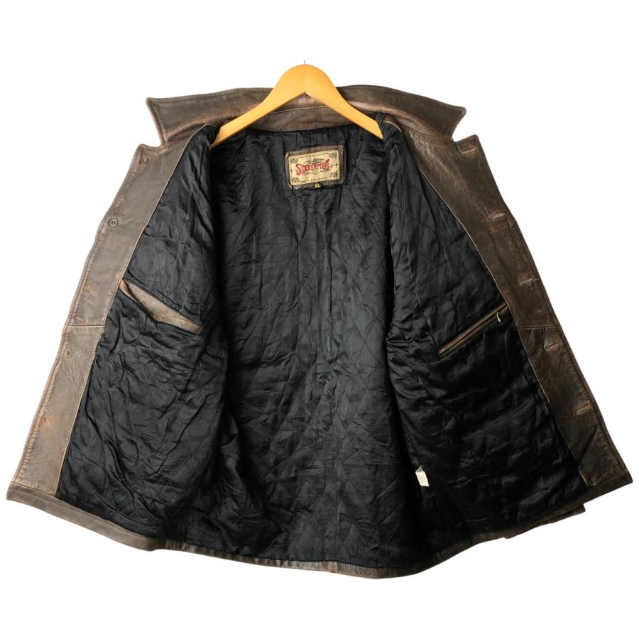 古着 STOCKERPOINT レザーコート メンズXL相当 ヴィンテージ