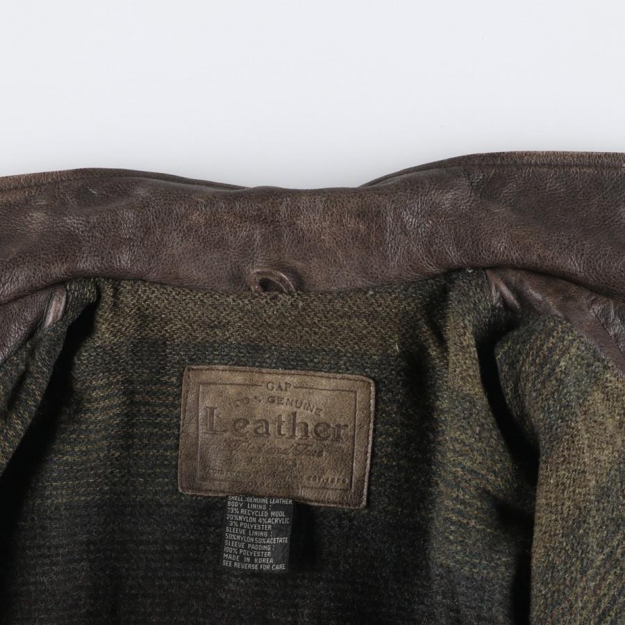 GAP（ギャップ） 古着 90年代 オールドギャップ 中綿入り レザー
