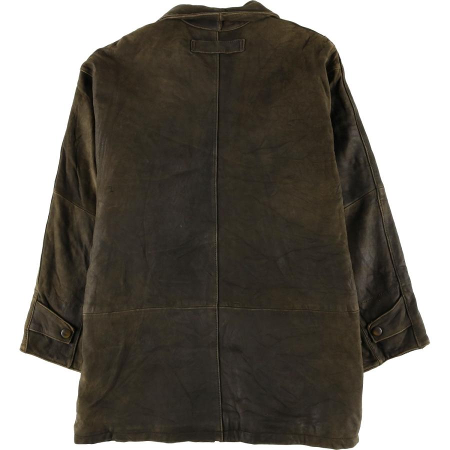 Nautica 名作 レザージャケット 90s　46　大きいサイズ　ノーティカ Nautica 名作 レザージャケット 90s 46 大きいサイズ ノーティカ