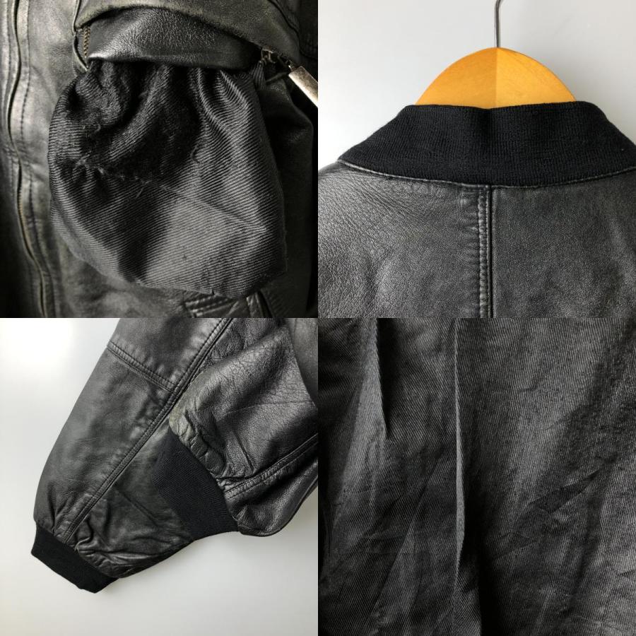 古着 90~00年代 CANDA レザーブルゾン メンズXL相当 /eaa566380 : 古着