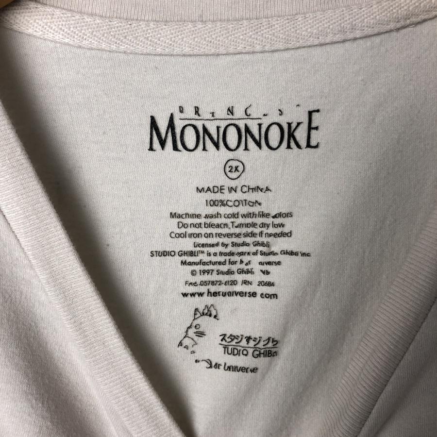 古着 PRINCESS MONONOKE もののけ姫 サン アニメ キャラクタープリント