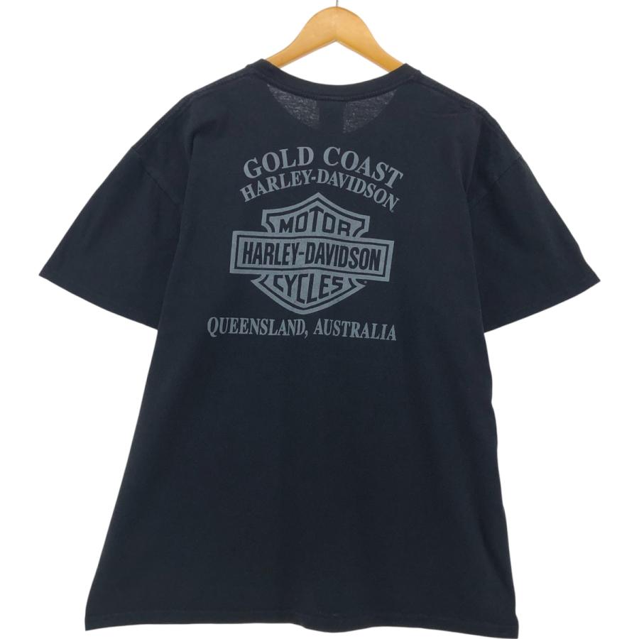 ハーレーダビットソンtシャツ　XL 00's 2003年 HARLEY DAVIDSON USA製 ハーレー ダビッドソン T