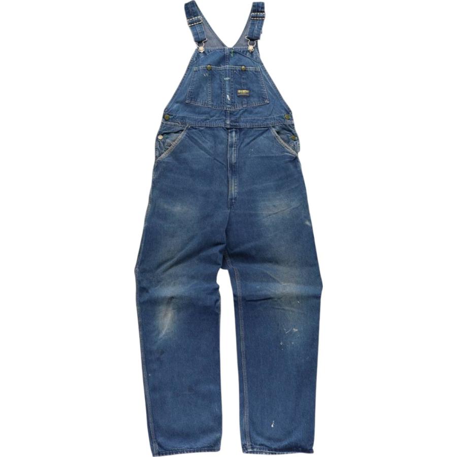 60s oshkosh デニムオーバーオール ビンテージオーバーオール つなぎ