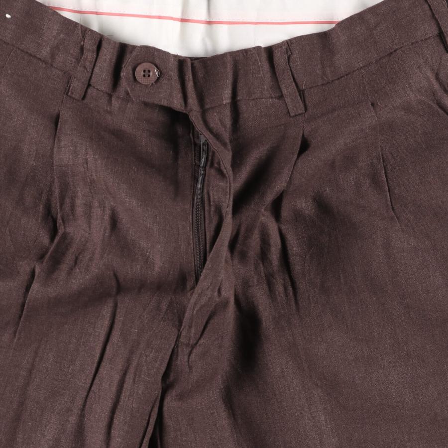 古着 90~00年代 TRUST USA ツータック リネン×レーヨンパンツ