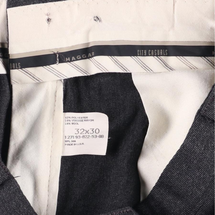 古着 ハガー HAGGAR CITY CASUALS ツータック スラックスパンツ