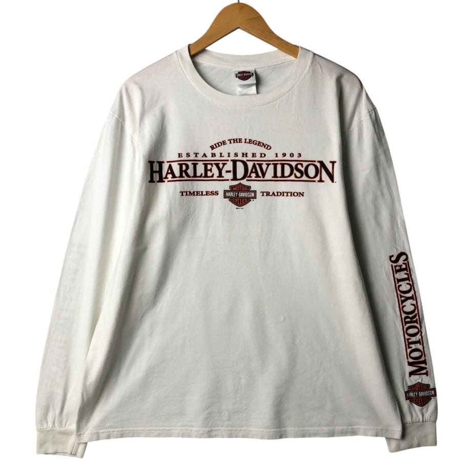 harley-davidson ハーレーダビッドソン　ロンT No.1 ヴィンテージ 00s HARLEY DAVIDSON MOTOR CYCLES TRENTON WORLD