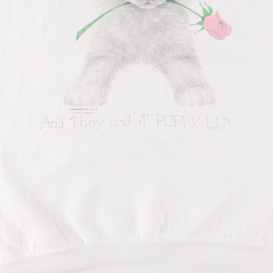 スウェット 古着 90s Jerzees ジャージーズ 犬 L 動物 アニマル 古着 90年代 ジャージーズ Jerzees 犬柄 アニマル スウェット