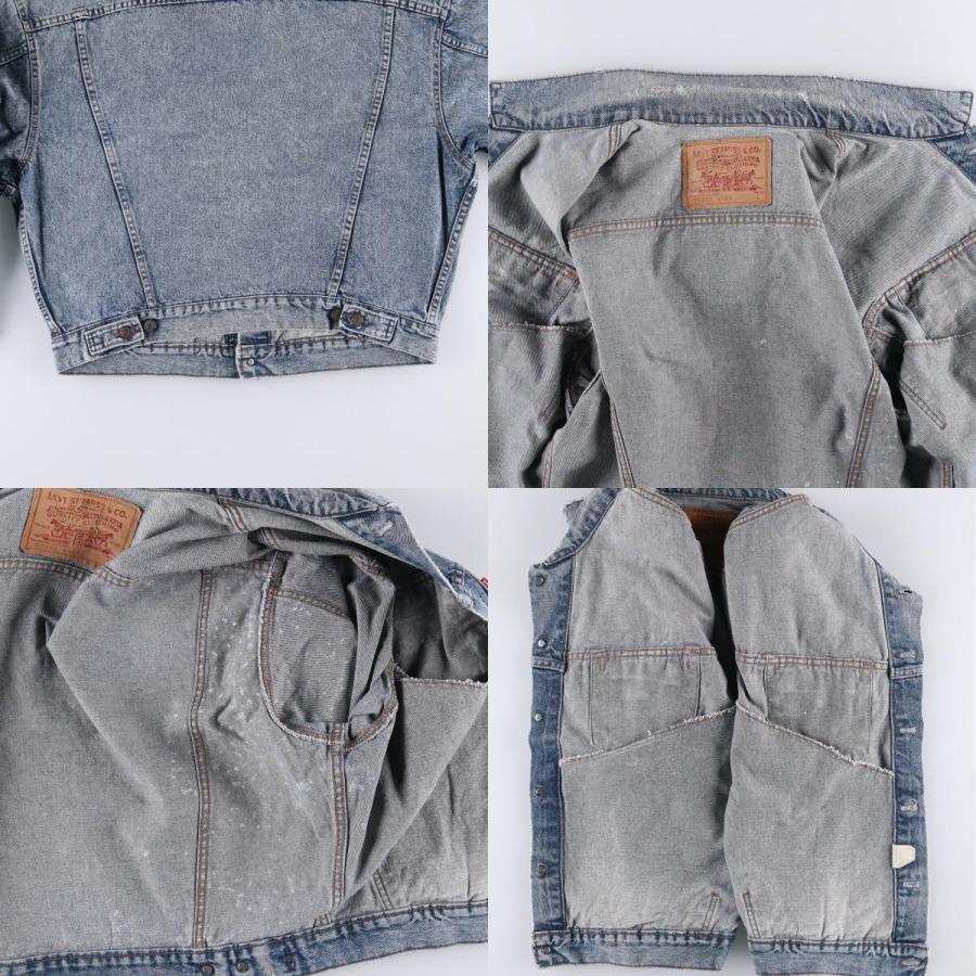 USA製 Levi's リーバイス 70598 4865 デニムジャケット 古着 90s USA製 Levi's 70598-4865 ビッグシルエット オーバー