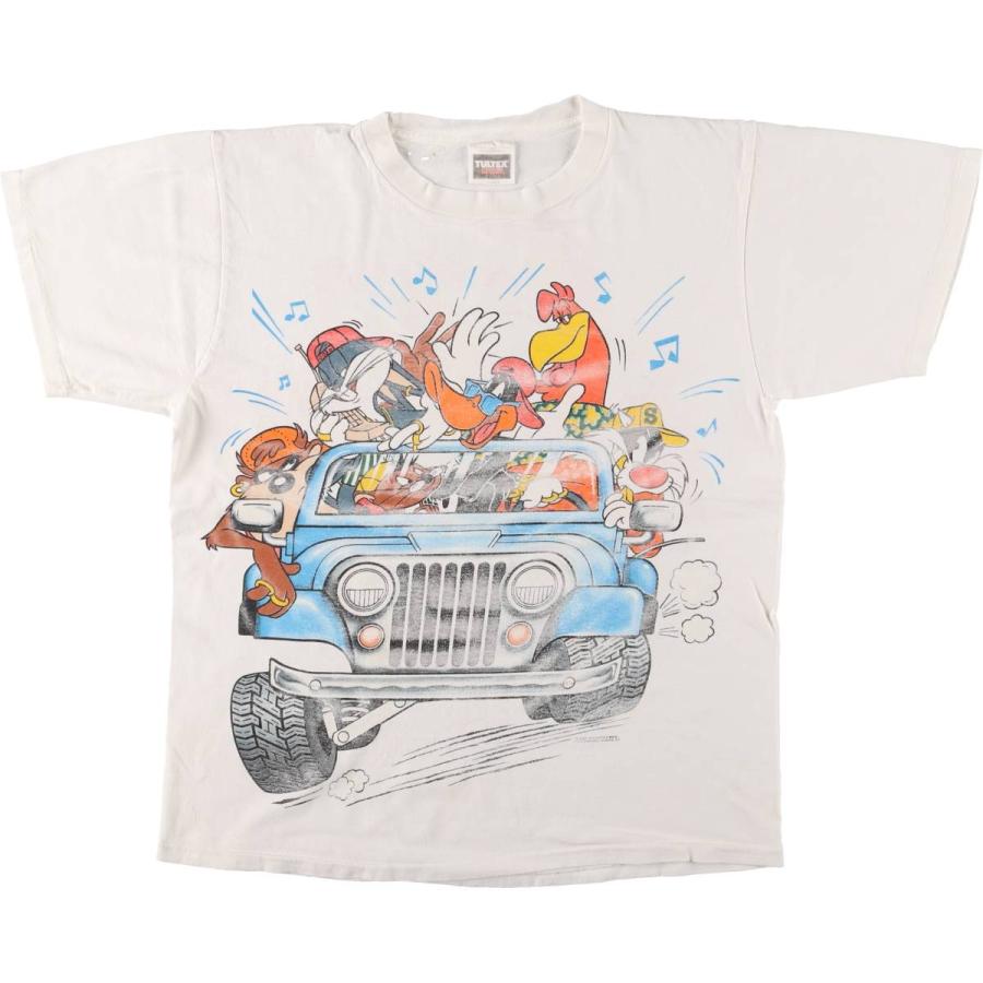 古着 90年代 タルテックス TULTEX LOONEY TUNES ルーニーテューンズ