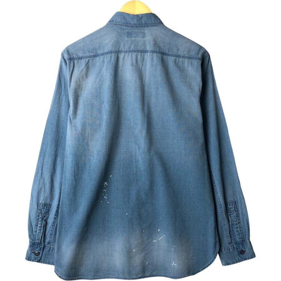 古着 ラルフローレン Ralph Lauren POLO by 長袖 シャンブレーシャツ