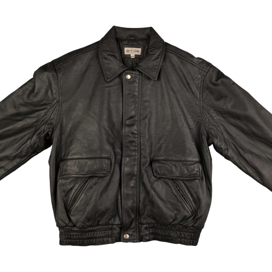 ピエールカルダン 革ジャン 古着 pierre cardin（ピエール カルダン） 古着 レザーフライトジャケット