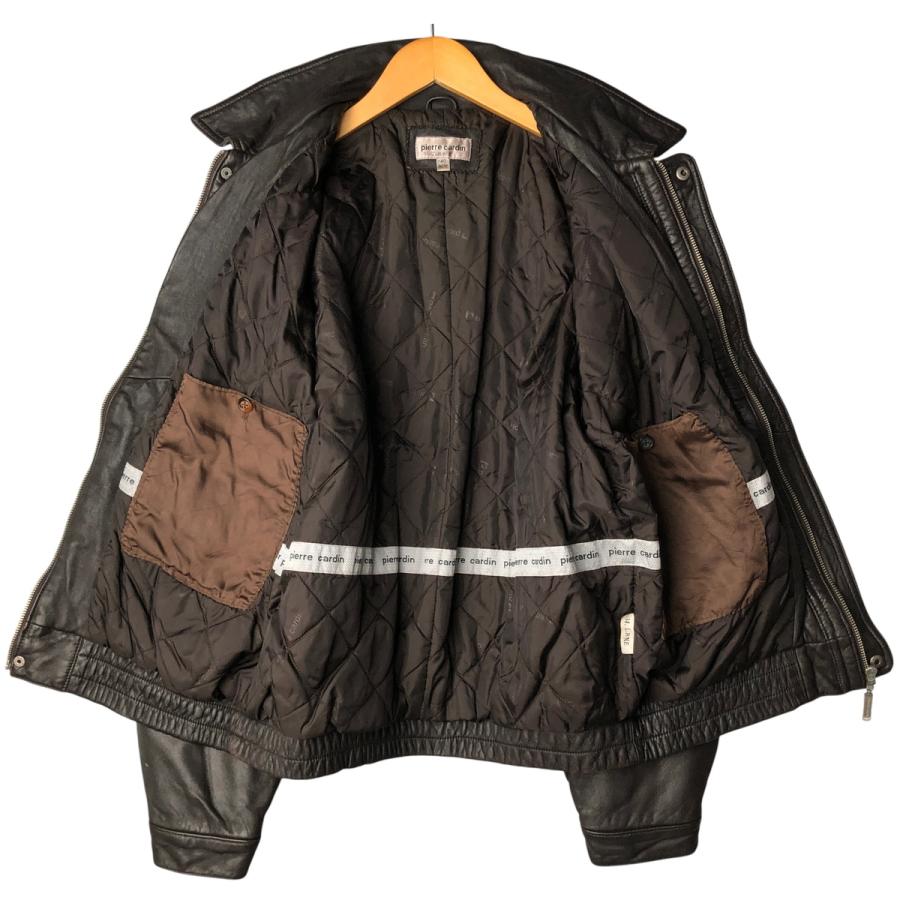 pierre cardin（ピエール カルダン） 古着 レザーフライトジャケット