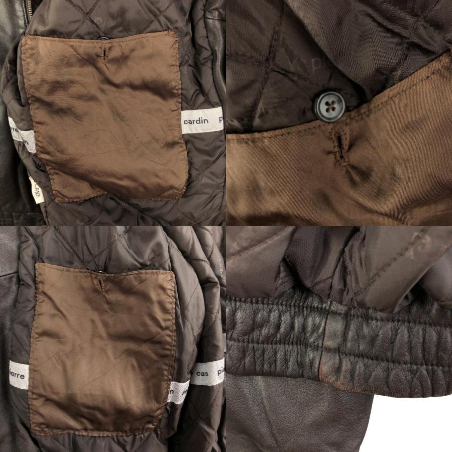 pierre cardin（ピエール カルダン） 古着 レザーフライトジャケット