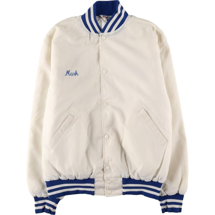古着 80~90年代 Leader Sportswear 中綿入り ナイロンスタジャン 