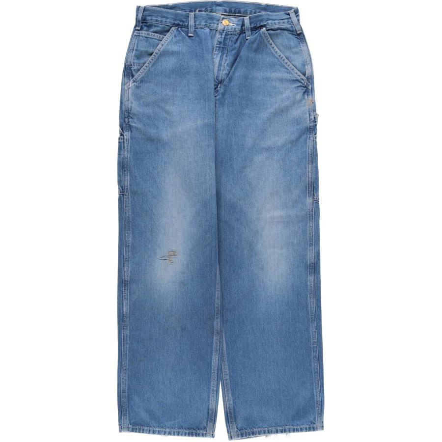 coodywoodyカーハート　ペインターW34   L28    27 80s USA製 carharttカーハート ダック地 ダブルニー ペインター