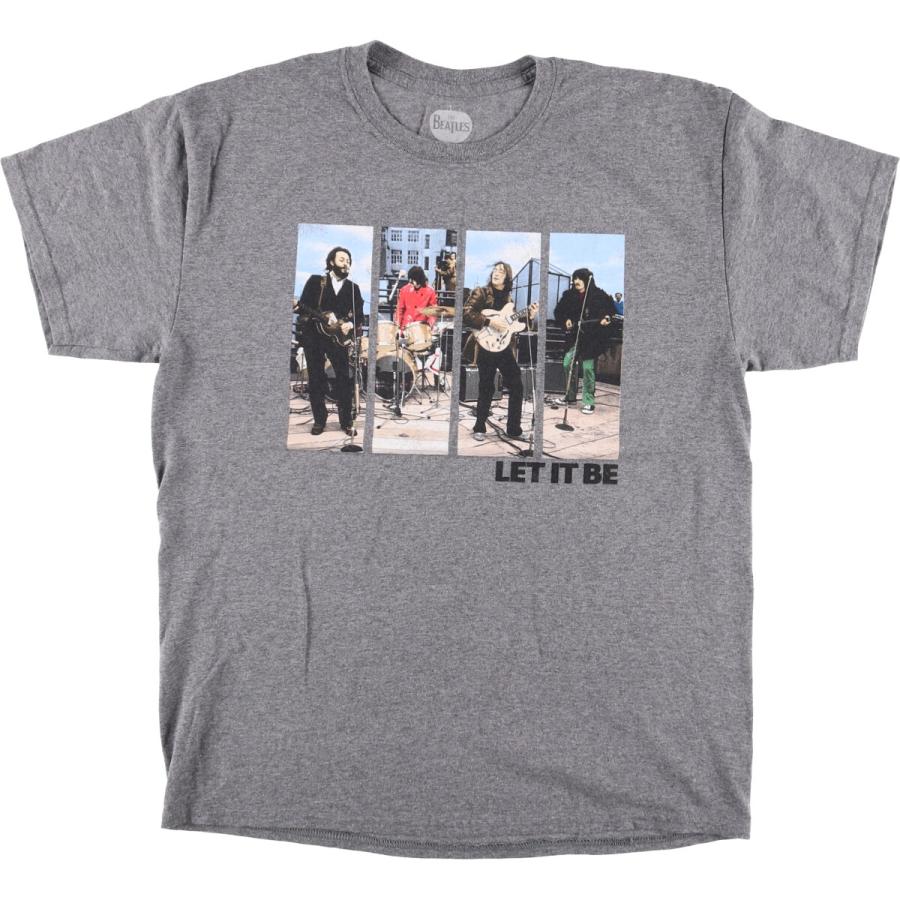 古着 THE BEATLES ザ ビートルズ バンドTシャツ バンT メンズL相当