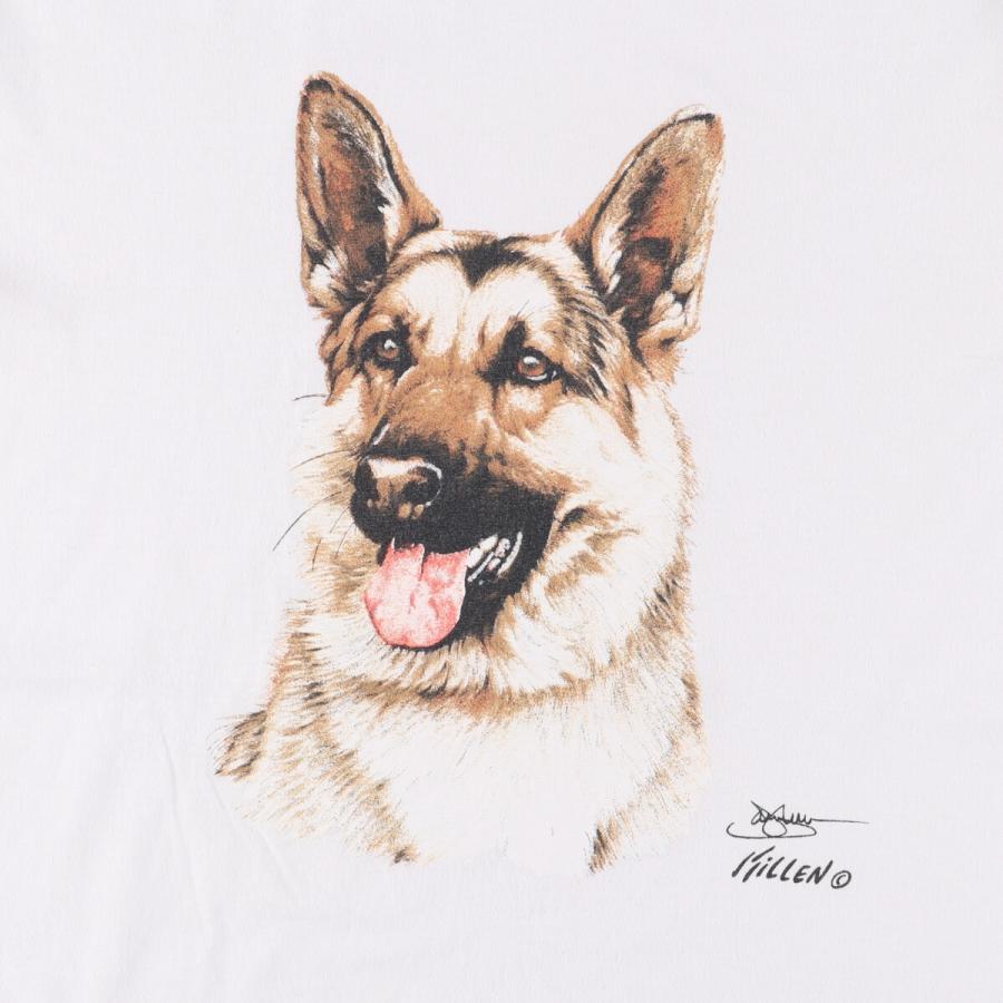 Hanes（ヘインズ） 古着 80年代 Hanes Fifty-Fifty 青タグ 犬柄