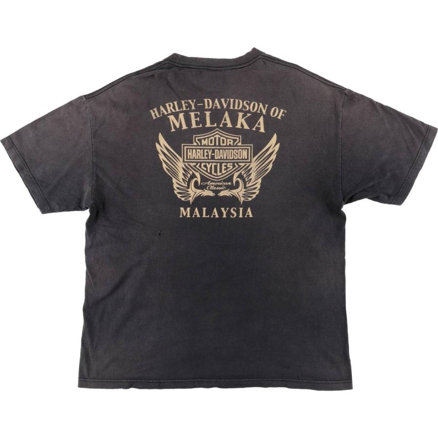 古着 ハーレーダビッドソン Harley-Davidson 鷲柄 イーグル柄