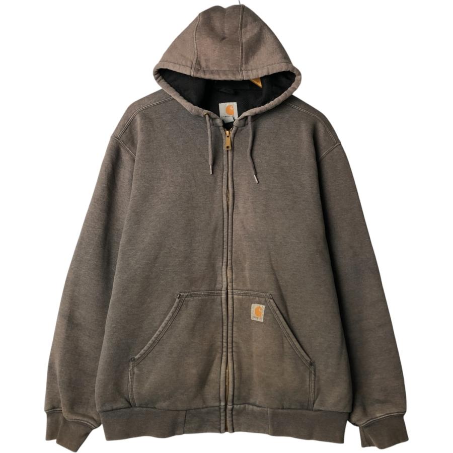 0028 カーハート レインディフェンダー パッチロゴ ジップパーカー 0028 カーハート レインディフェンダー パッチロゴ ジップ