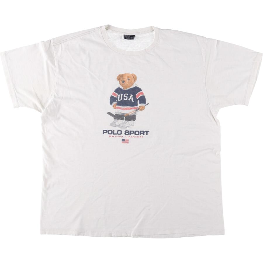 90's POLO ラルフローレン　GOLF ポロベアＴシャツ　3枚セット Polo ベア コットン ジャージー Tシャツ