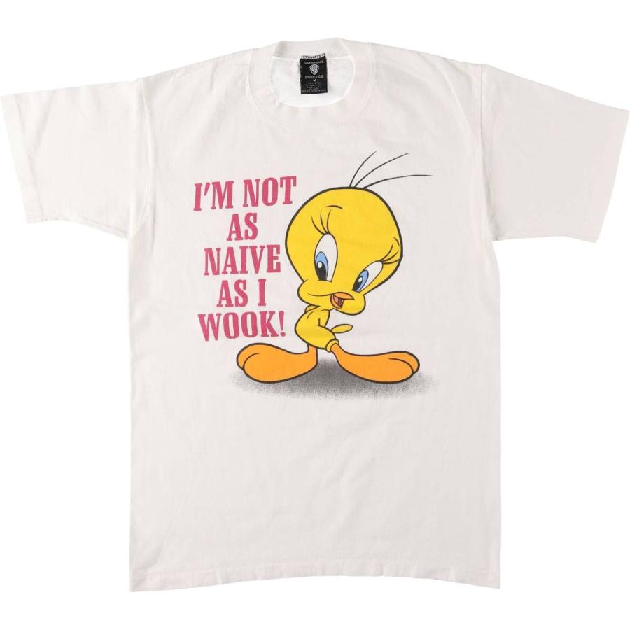 ワーナー・ブラザース　USA製 tweety tシャツ 90s 古着 USA製 93's ワーナーブラザーズ/ トゥイーティー