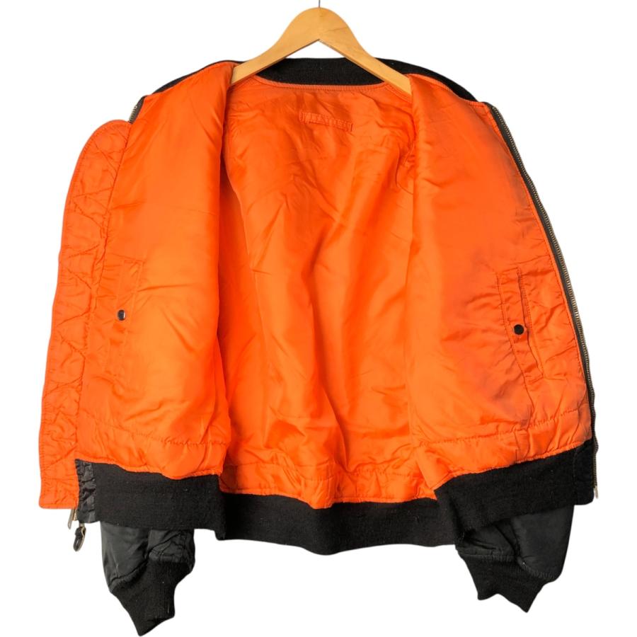 古着 MA-1タイプ 中綿入り ミリタリー フライトジャケット メンズXXL